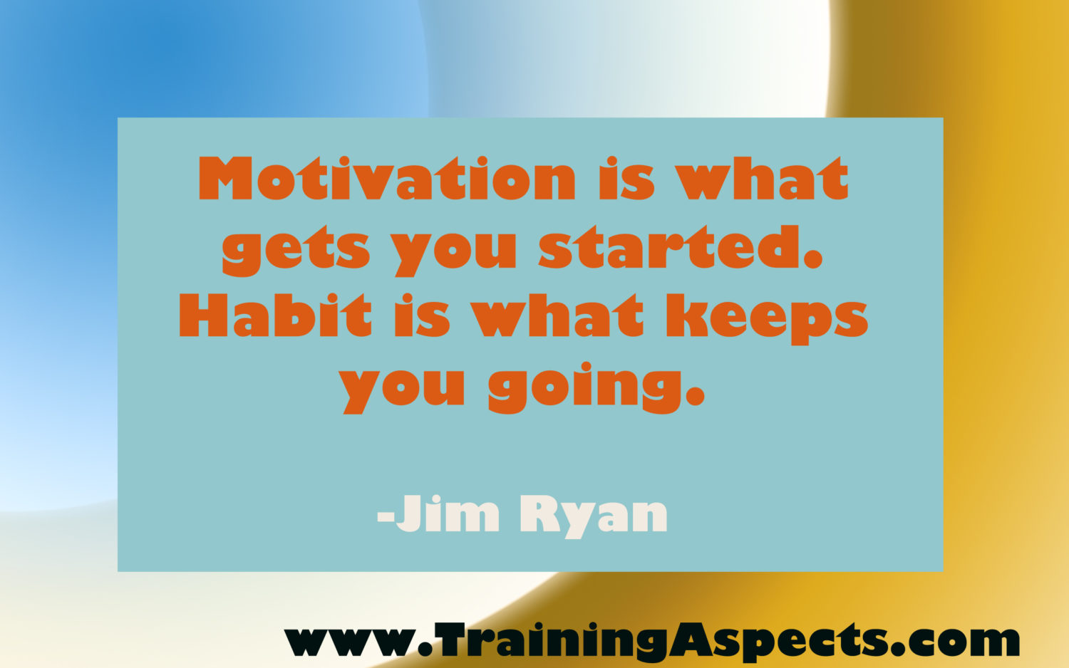 Start with motivation continue with determination! – Training Aspects