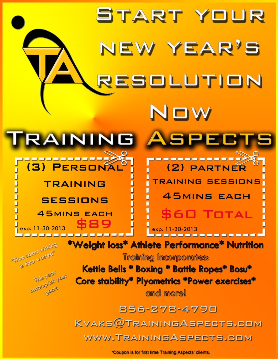Personal Training special Cherry Hill