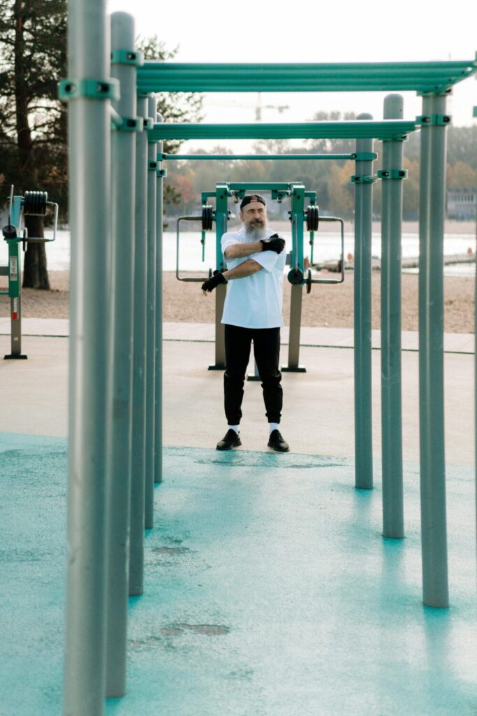 Workout anywhere- Playground ninja warrior