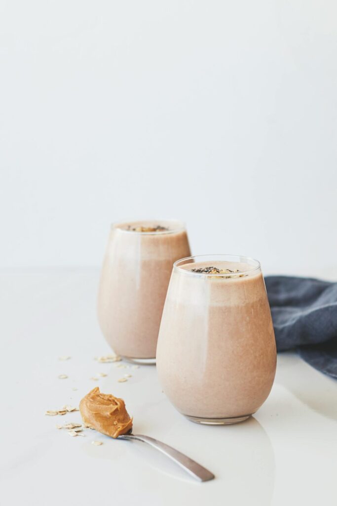 Peanut butter banana smoothie